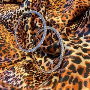 2 for $18 Crystal Hoop Earrings